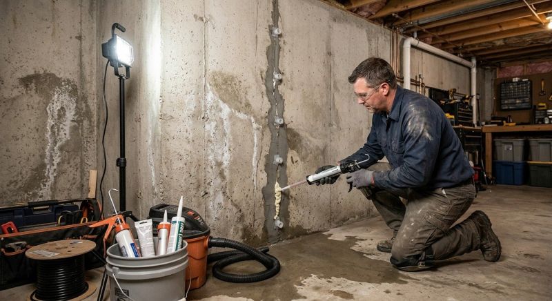 Basement Seepage Repair in Birmingham, AL