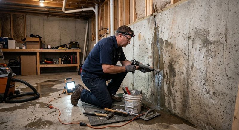 Basement Seepage Repair in Sarasota, FL