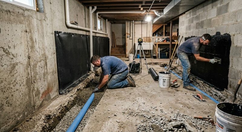 Basement Walls Waterproofing in Sarasota, FL