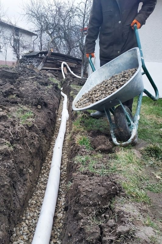 Yard Drainage Pump Installation