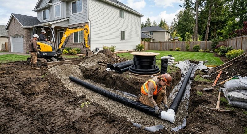 Driveway Drainage Installation in Birmingham, AL