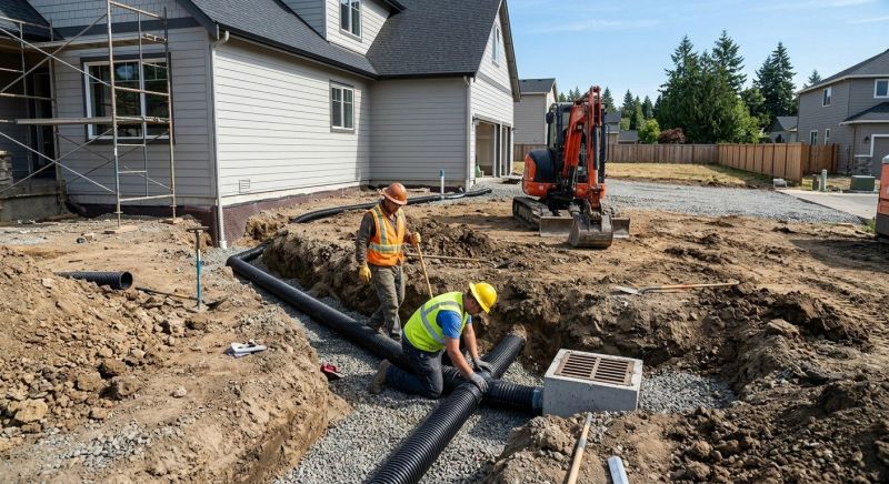 Exterior Drainage Installation in Birmingham, AL