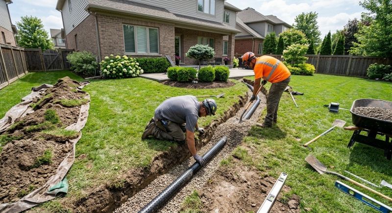 Garden Drainage Installation in Tuscaloosa, AL