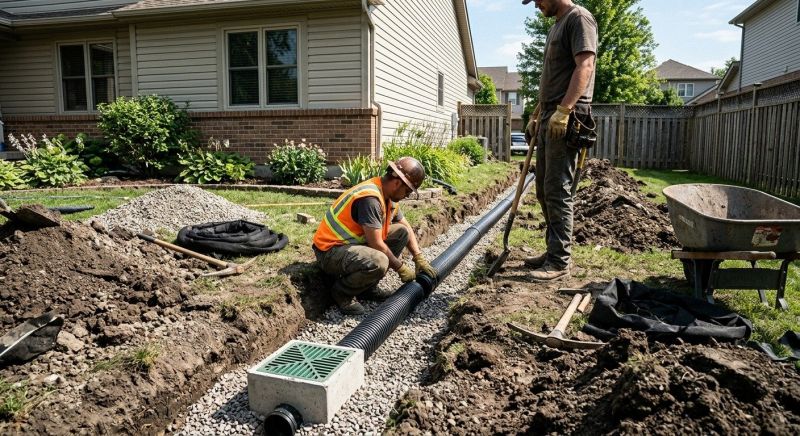 Porch Drainage Installation in Birmingham, AL