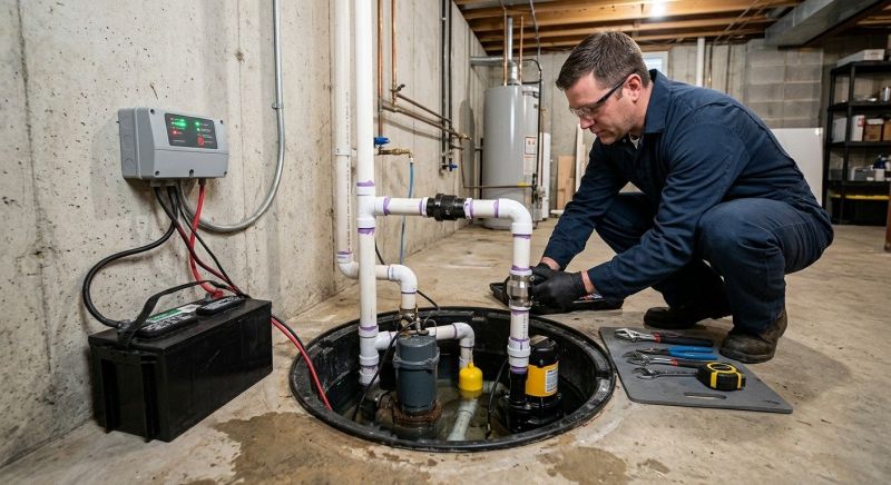 Sump Pump Installation in Huntsville, AL