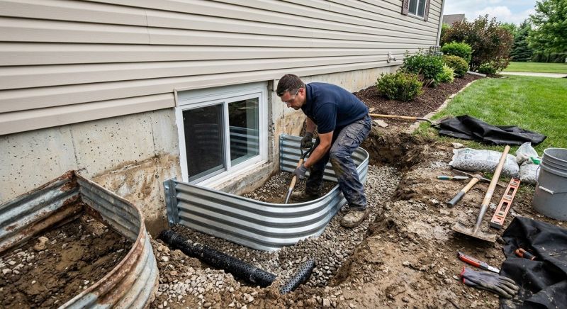 Window Well Waterproofing in Olathe, KS