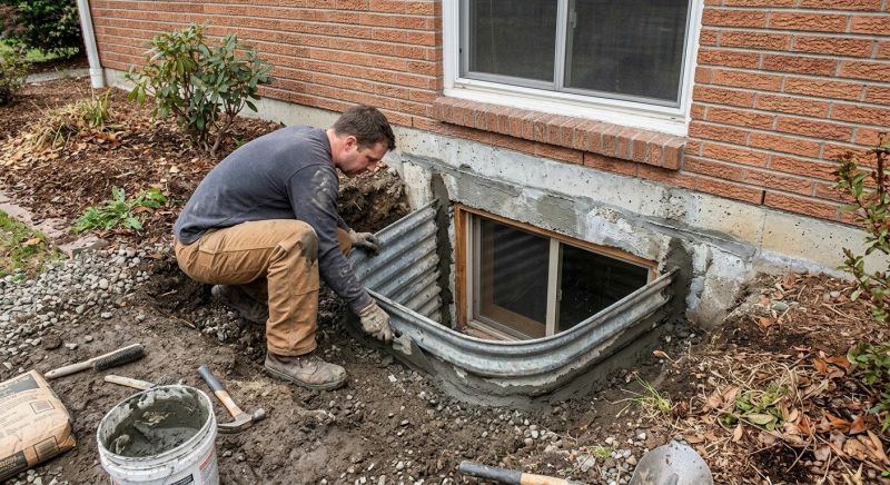 Window Well Waterproofing in Olathe, KS