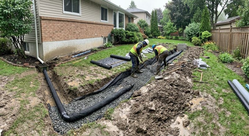 Yard Drainage Improvement in Tuscaloosa, AL