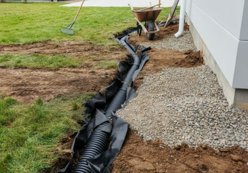 Yard Drainage Pump Installation